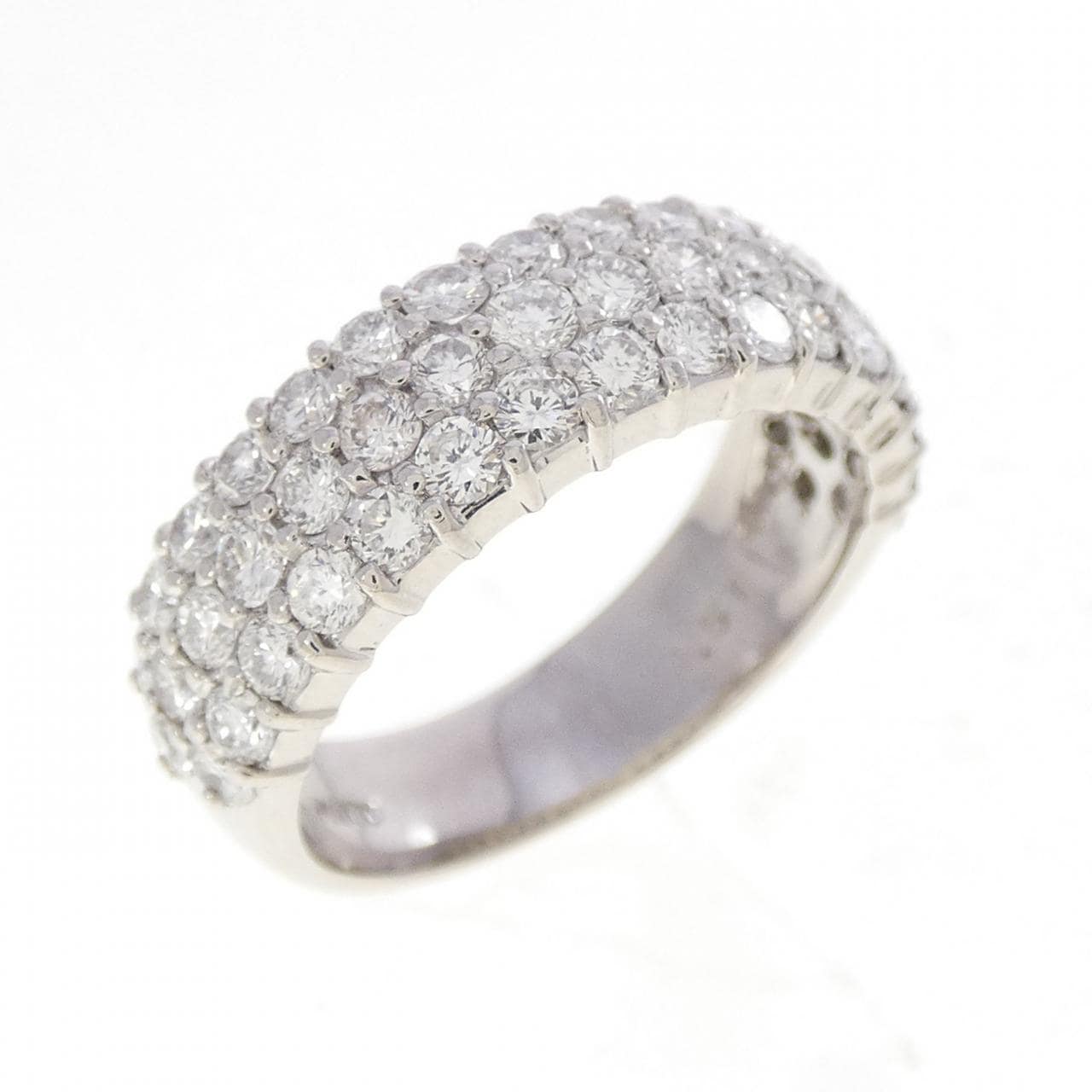 PT900 パヴェ ダイヤモンド リング 1.51CT