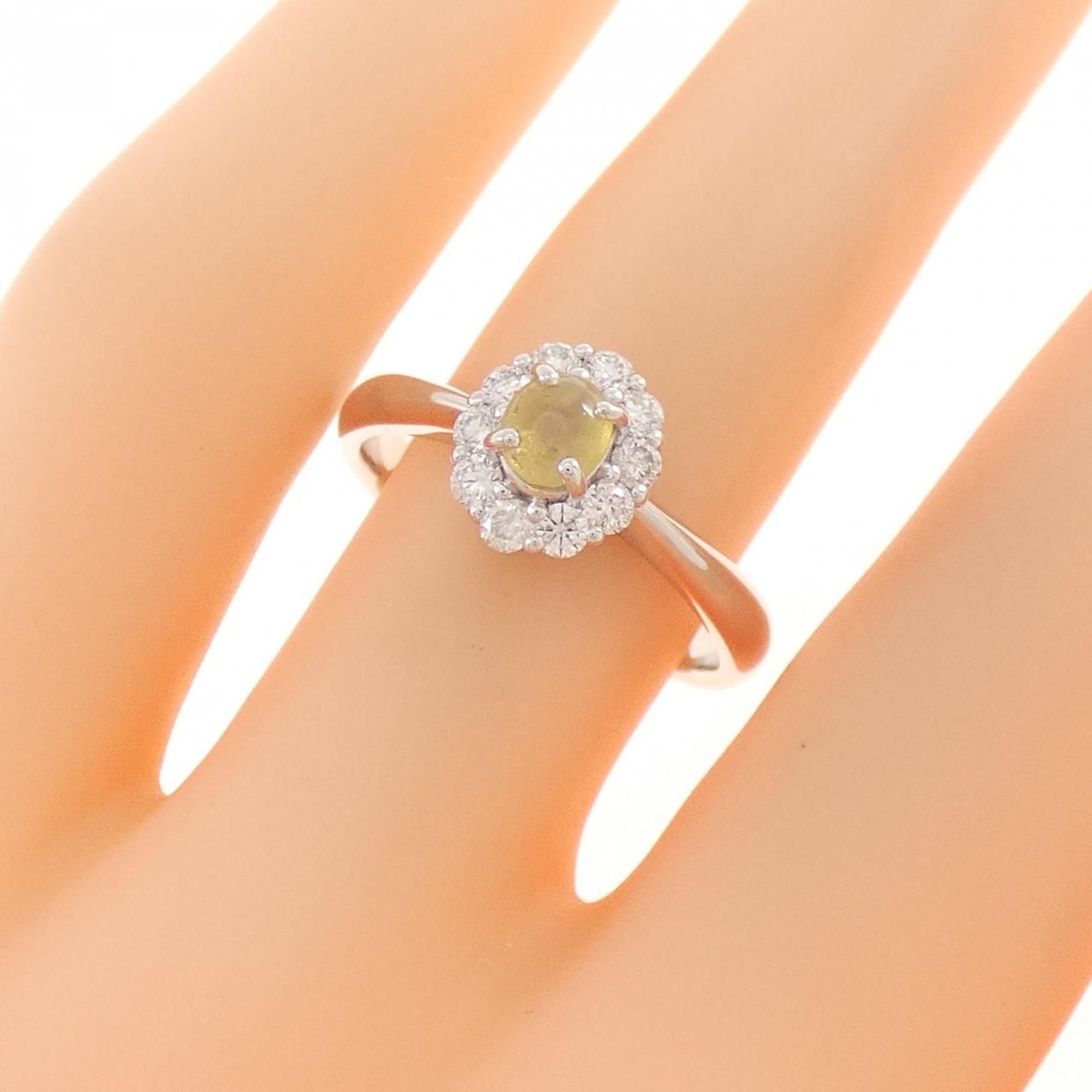 PT900 クリソベリルキャッツアイ リング 0.390CT