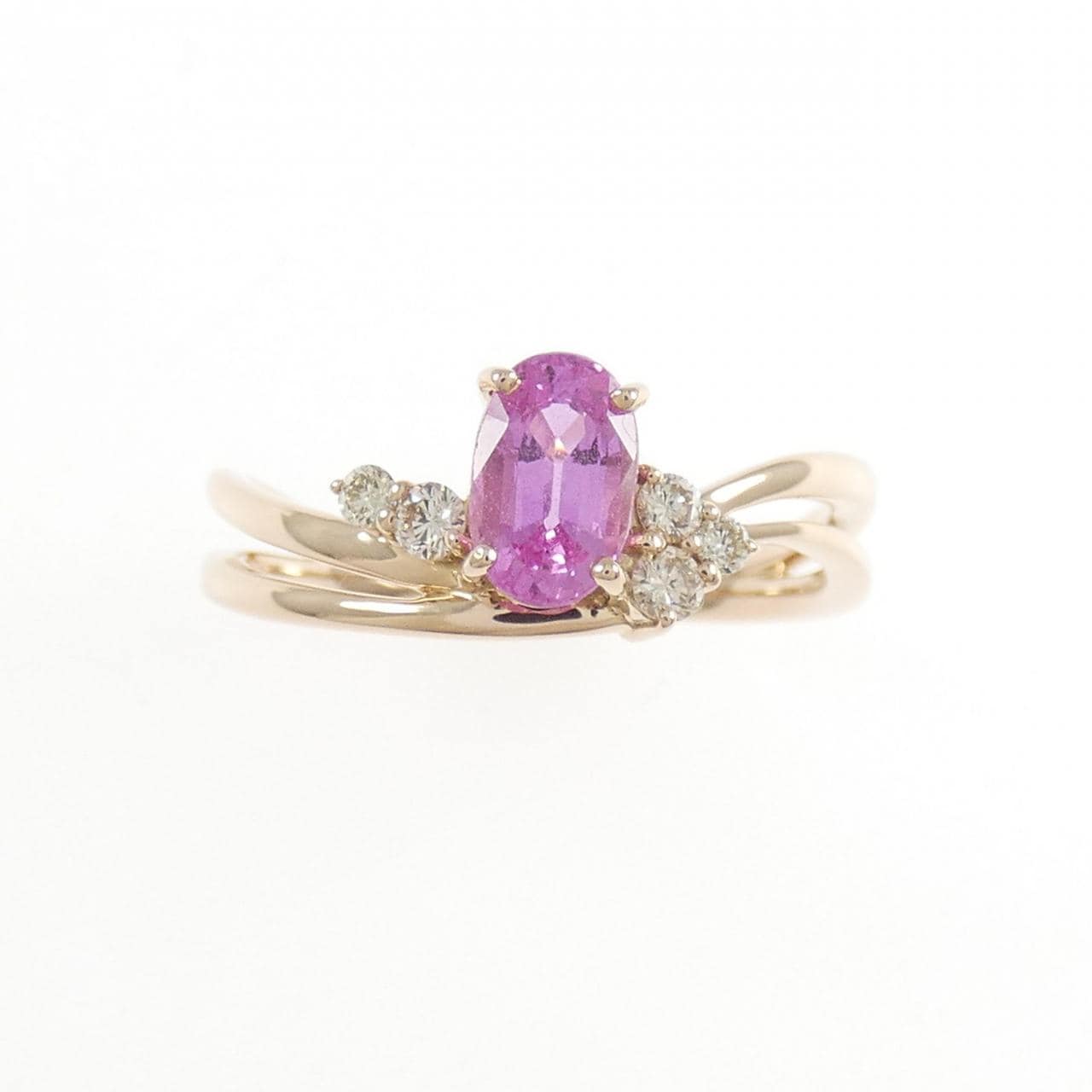K18PG サファイヤ リング 0.65CT