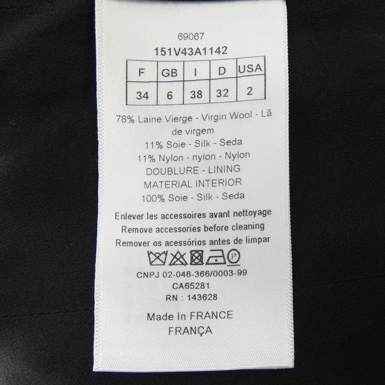 クリスチャンディオール CHRISTIAN DIOR 151V43A1142 ジャケット