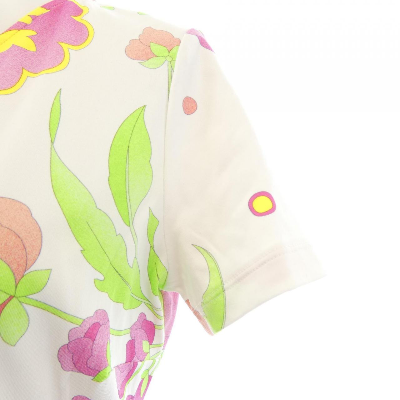 レオナール フューシャ LEONARD FUCHSIA カットワンピース