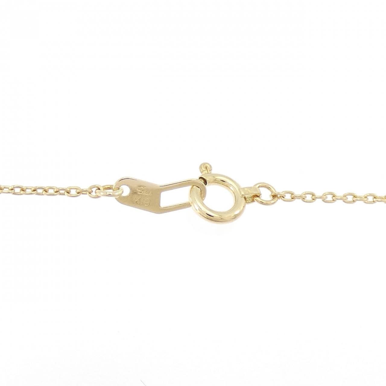 スタージュエリー イニシャル ダイヤモンド ネックレス 0.04CT