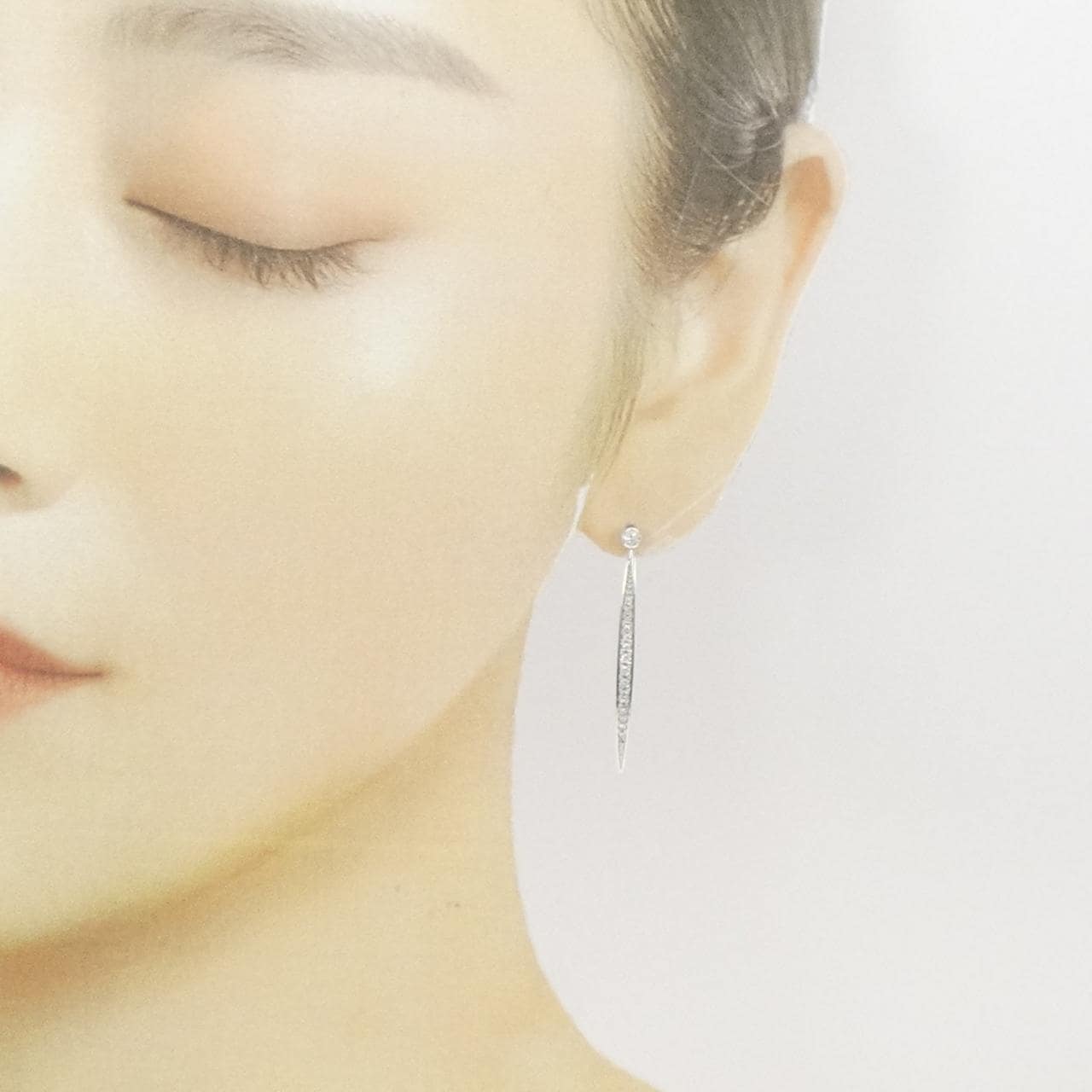 PT950/PT900 2WAY ダイヤモンド ピアス 0.20CT