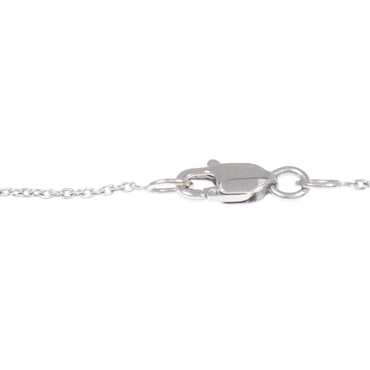 K18WG ダイヤモンド ネックレス 0.21CT