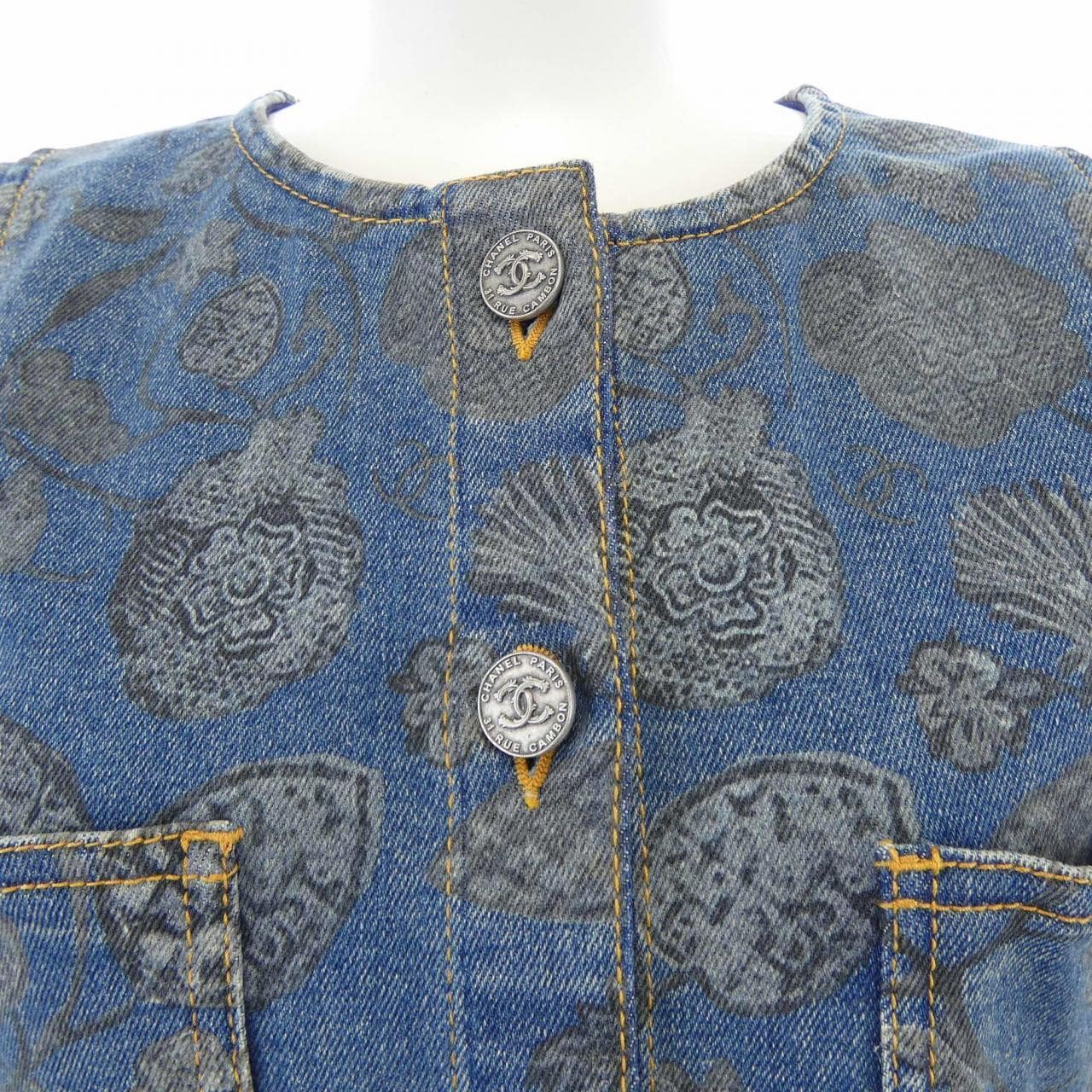 シャネル CHANEL P70737V62477 21A デニムジャケット