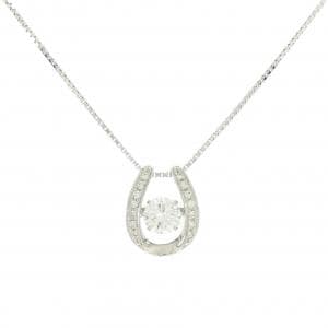 PT900/PT850 ダイヤモンド ネックレス 0.935CT F VS1 Good