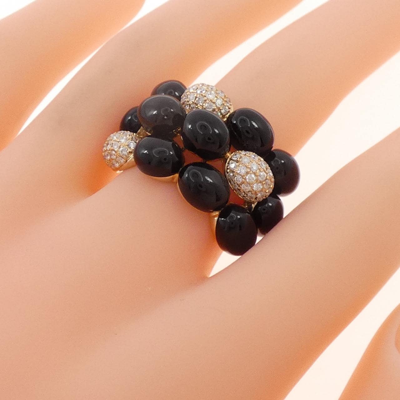 750PG黑瑪瑙戒指