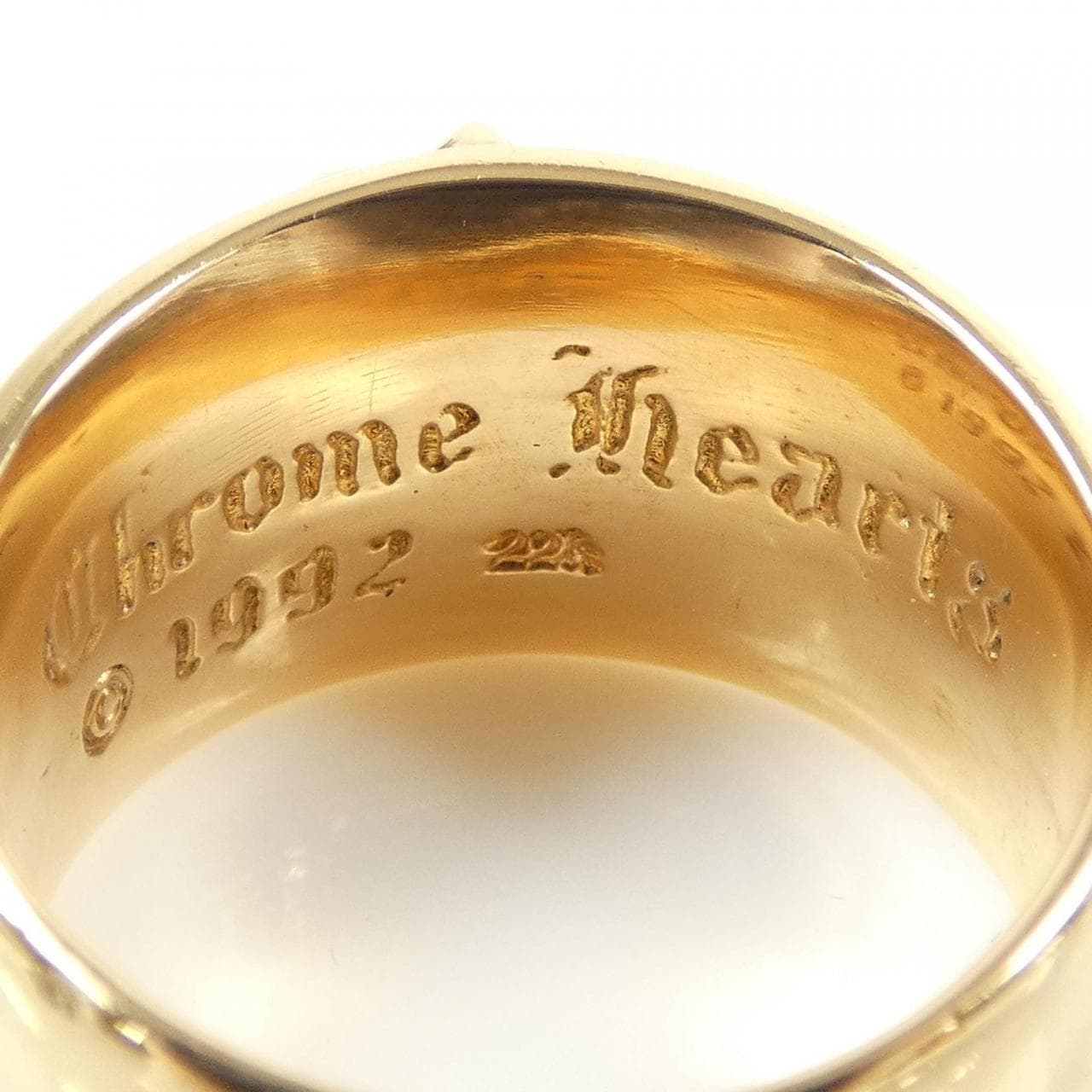 クロムハーツ CHROME HEARTS FLORAL CROSS GLD PAVE DMND フローラルクロス 207009009GLD RING