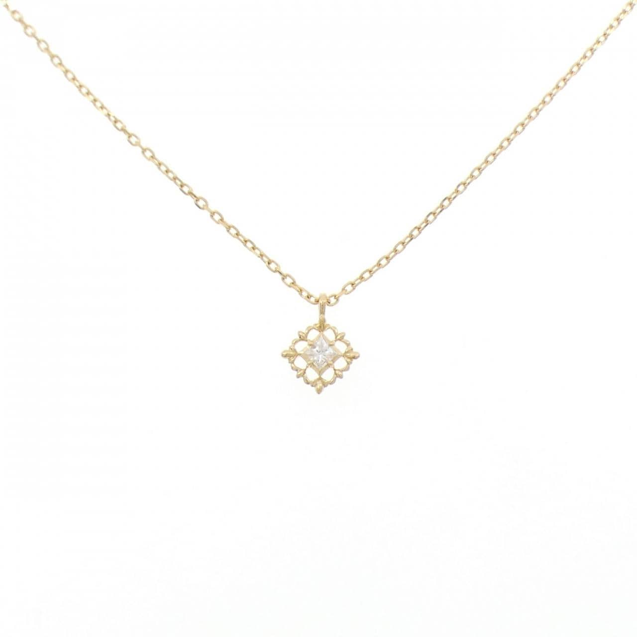 アガット ダイヤモンド ネックレス 0.05CT