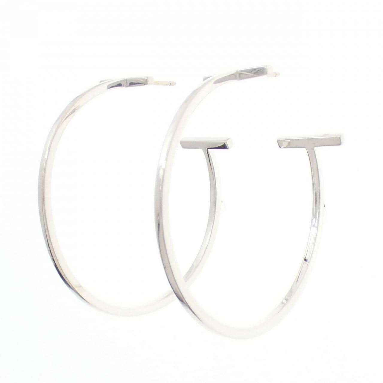 ティファニー Tワイヤー フープ ラージ ピアス