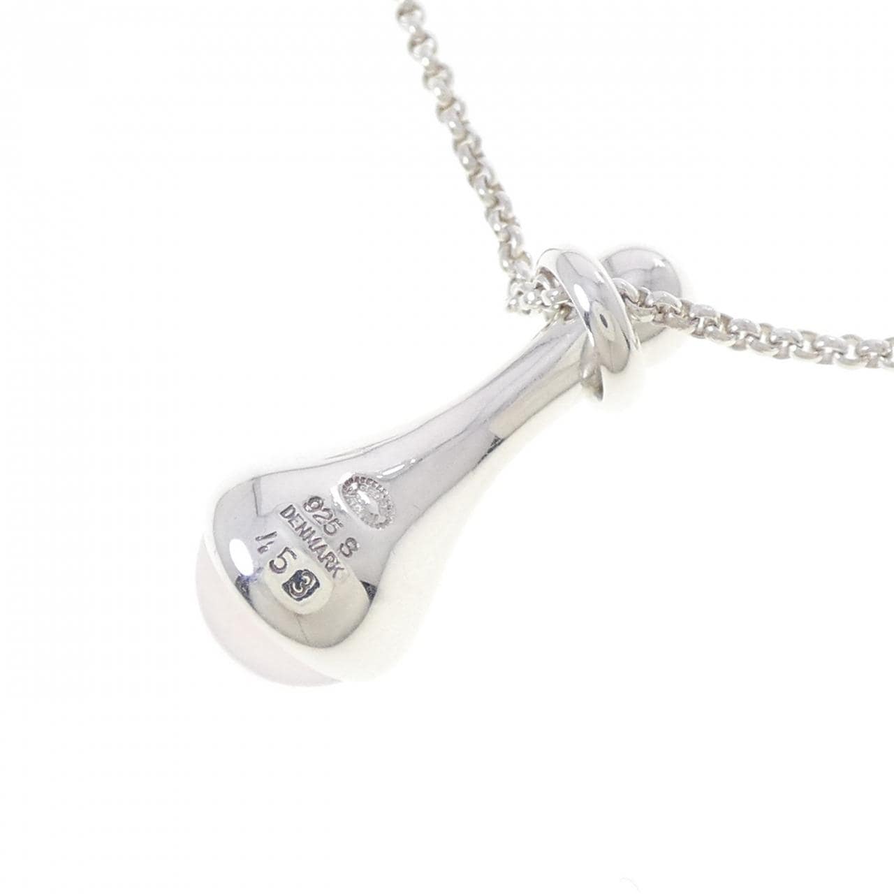 ジョージ ジェンセン ローズクオーツ ネックレス