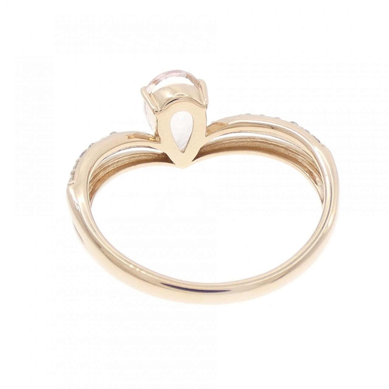 K18PG モルガナイト リング 0.68CT