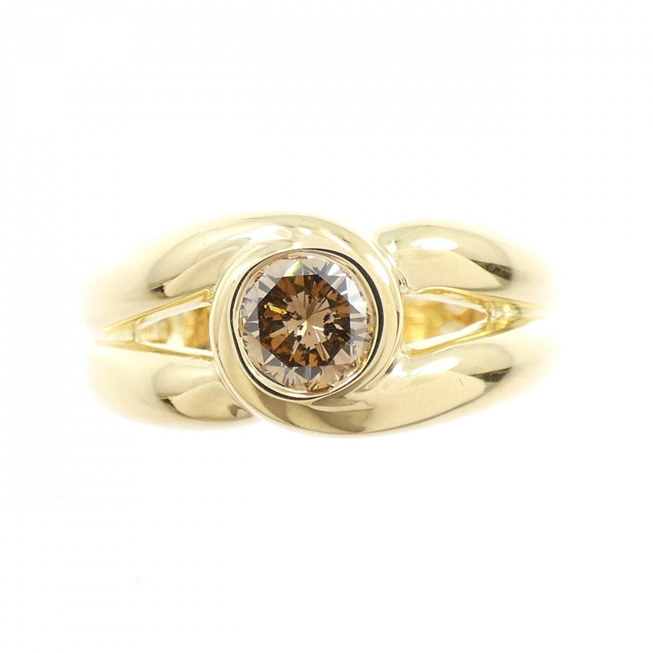 750YG ダイヤモンド リング 0.47CT