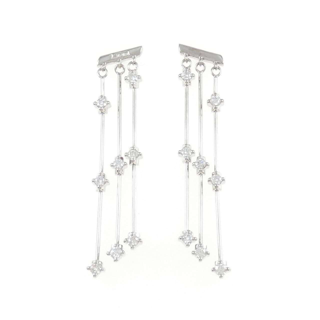 LINE钻石耳环 0.50CT