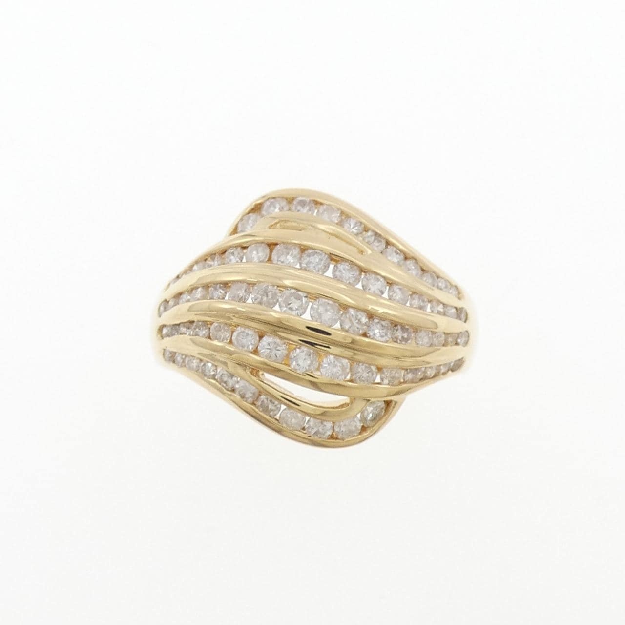 K18YG ダイヤモンド リング 1.00CT