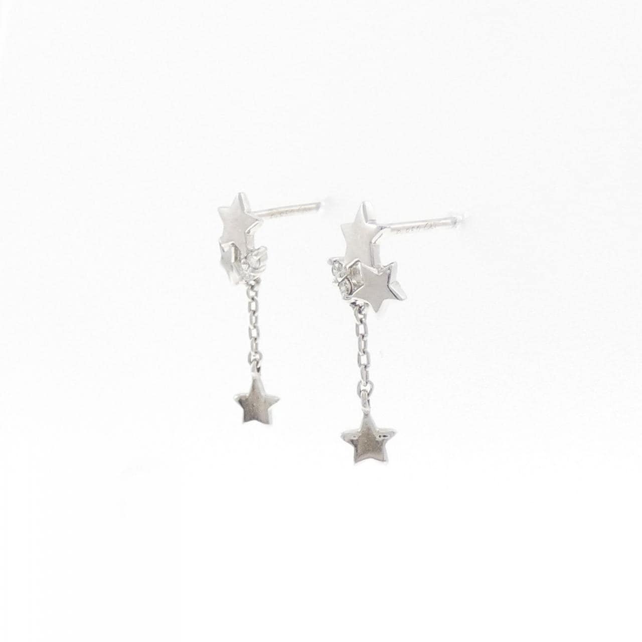 スタージュエリー スター ダイヤモンド ピアス 0.02CT