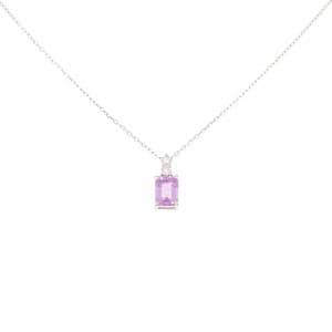 PT サファイヤ ネックレス 0.41CT
