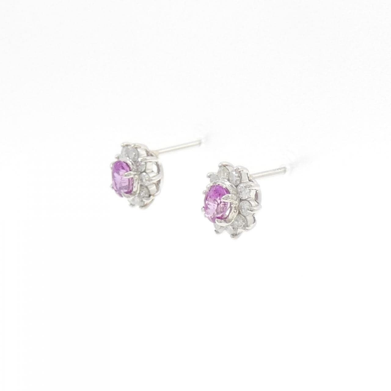 PT850/PT900 Sapphire Earrings 0.60CT