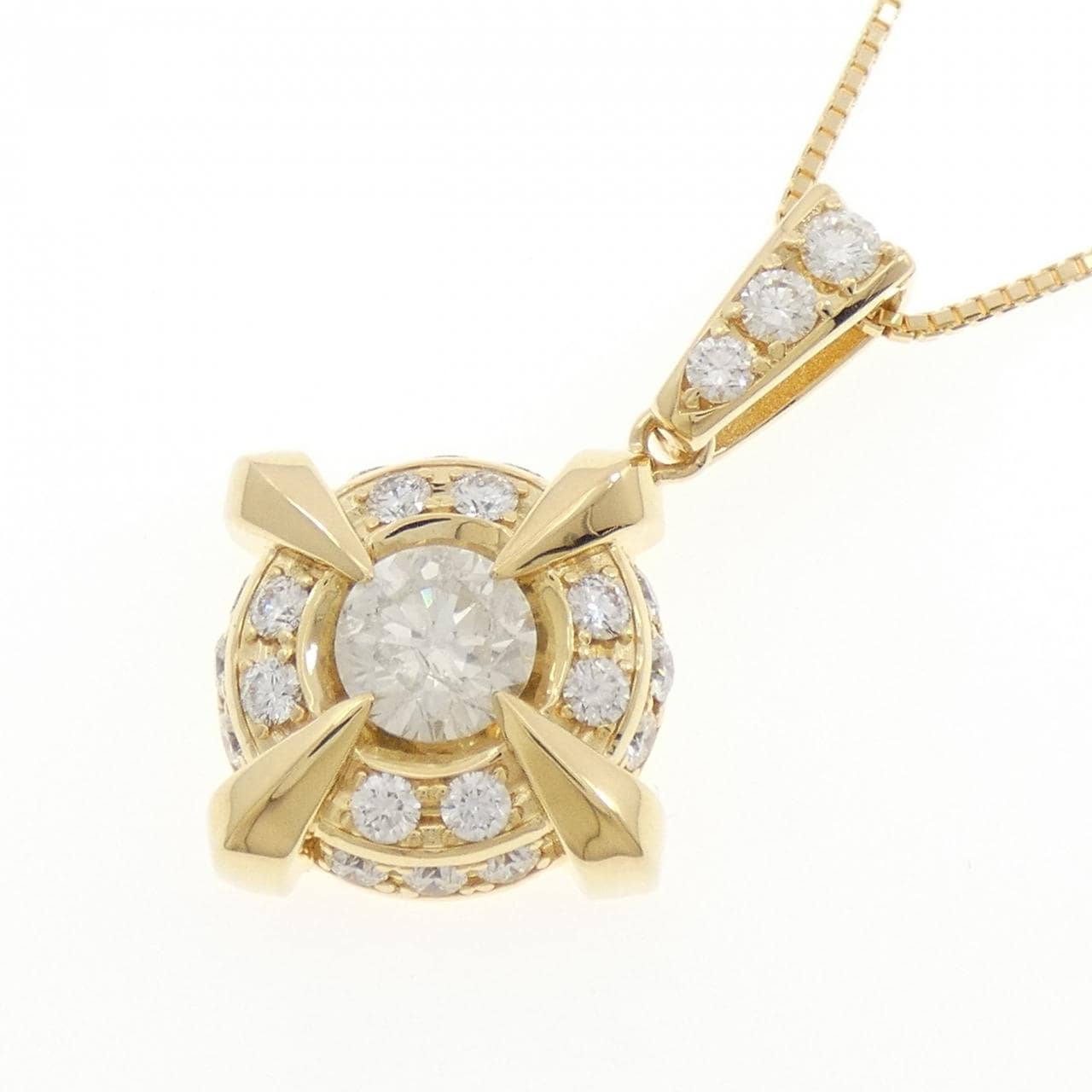 K18YG ダイヤモンド ネックレス 2.276CT