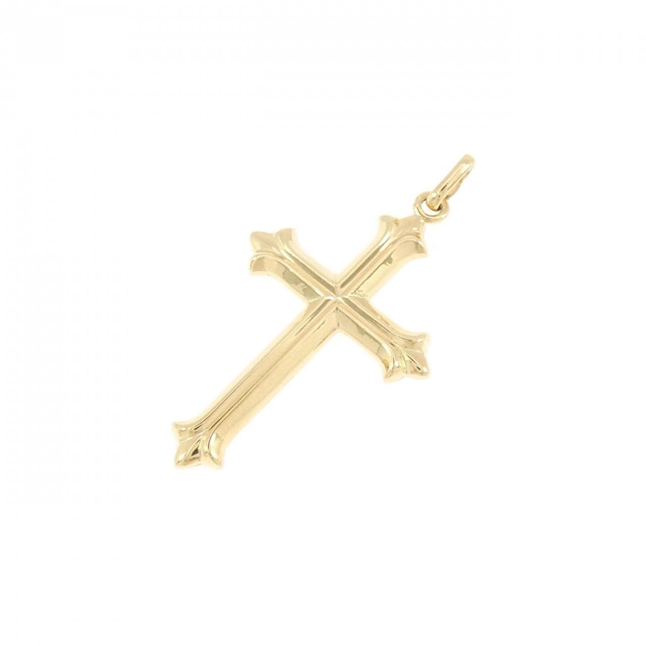 【新品】K18YG クロス ペンダント