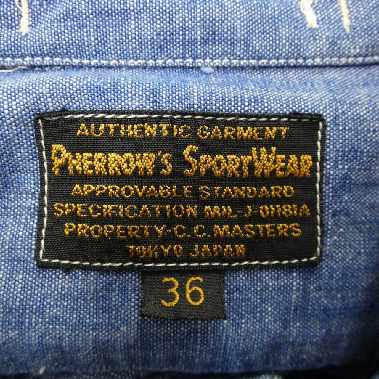 フェローズ PHERROW'S シャツ