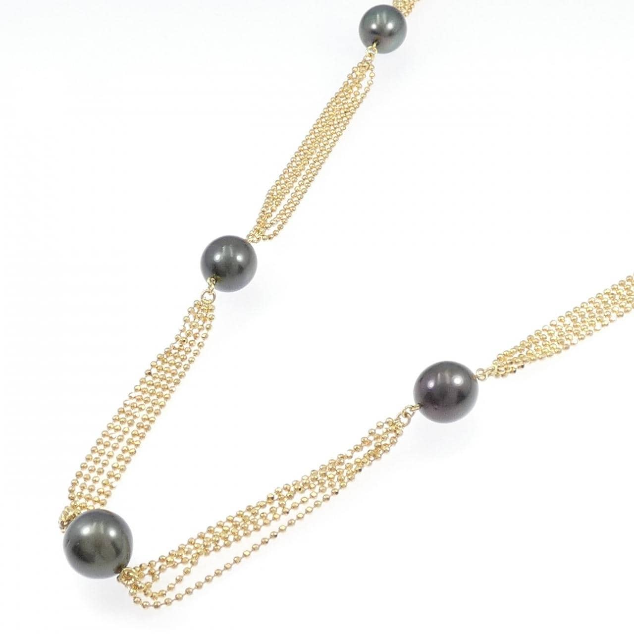 タサキ 黒蝶パール ネックレス