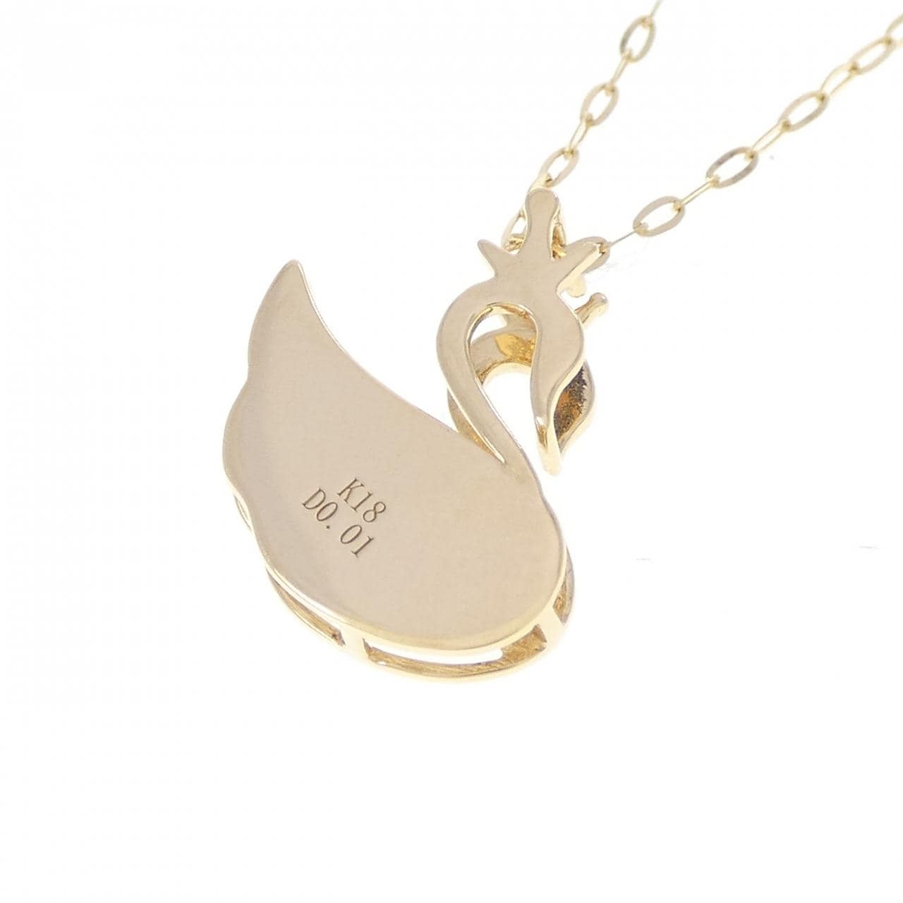 K18YG ダイヤモンド ネックレス 0.01CT