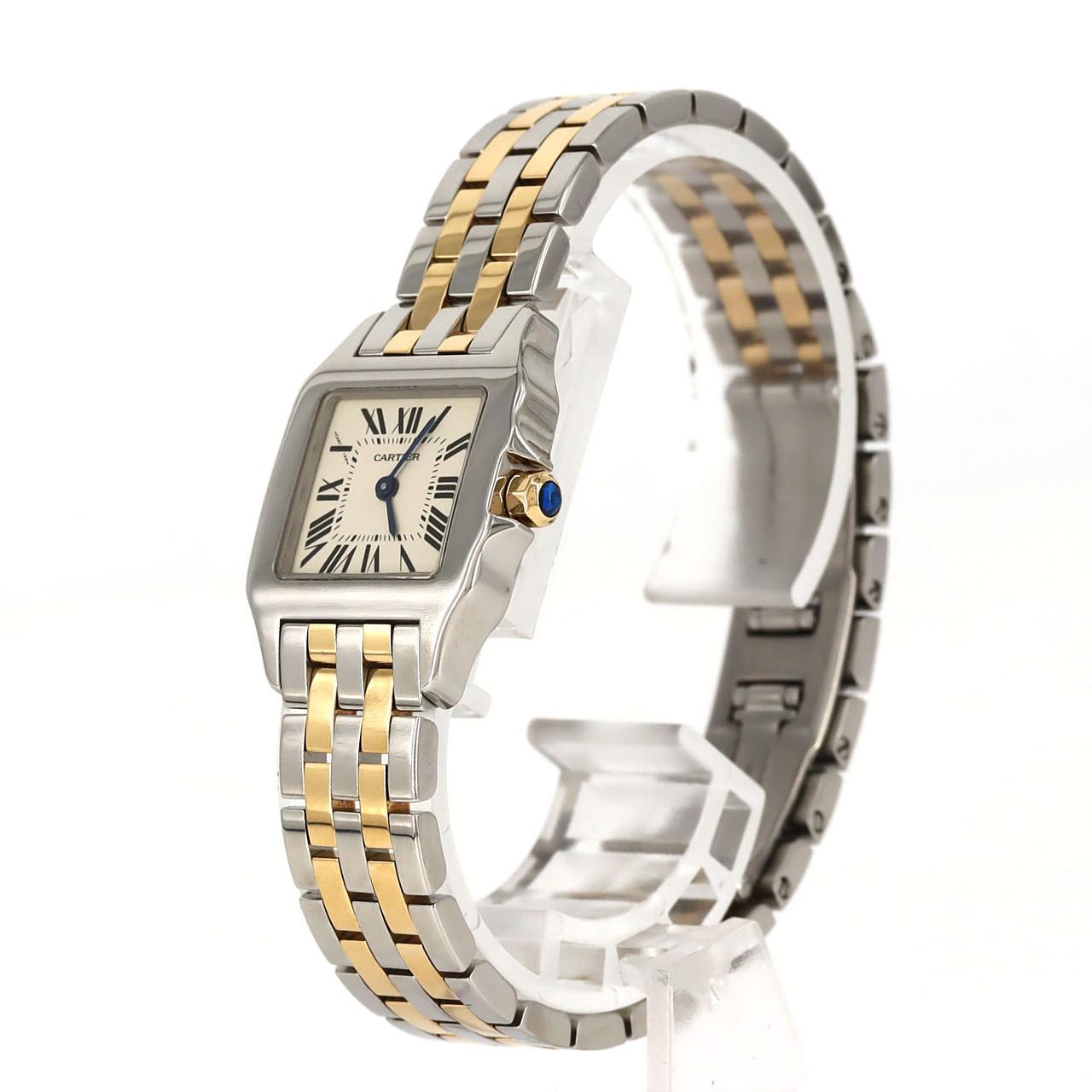 カルティエ サントスドゥモワゼルSM コンビ W25066Z6 SSxYG クォーツ