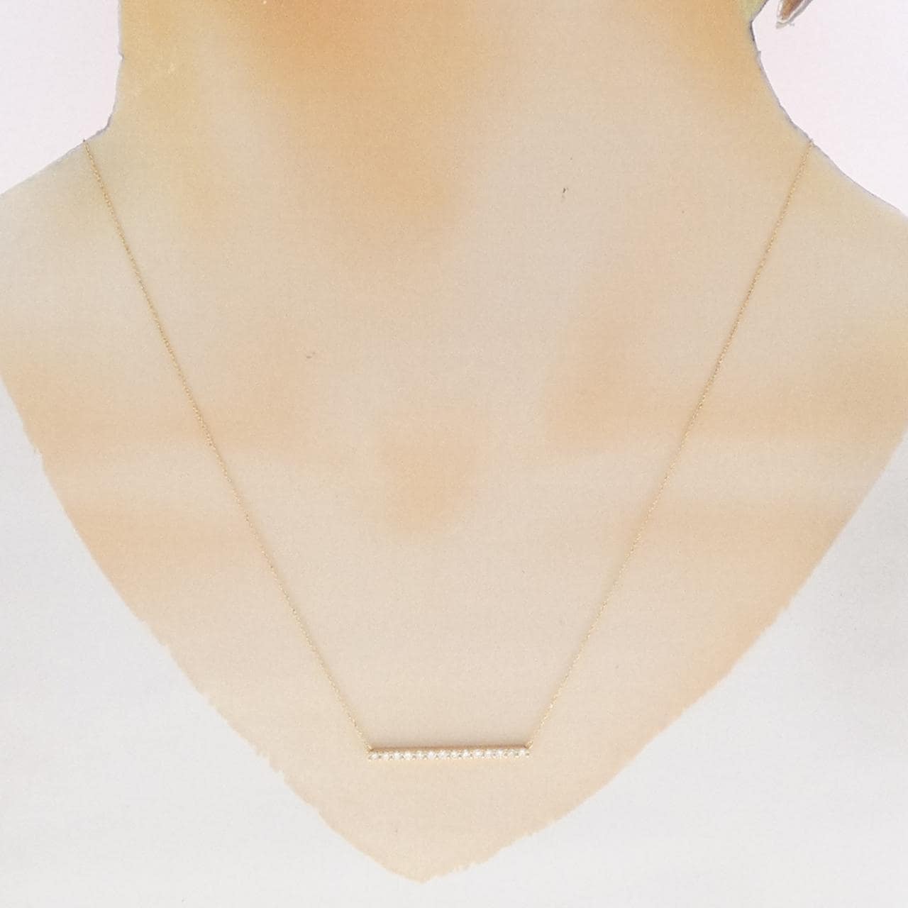 K18YG ダイヤモンド ネックレス 0.28CT