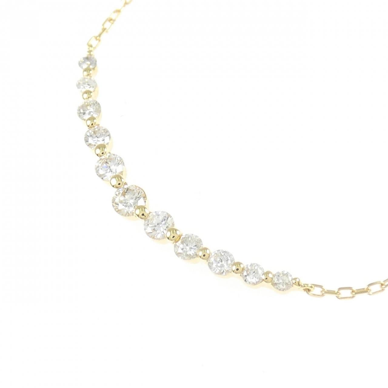K18YG ダイヤモンド ネックレス 0.50CT