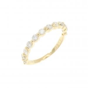 K18YG ダイヤモンド ピンキーリング 0.32CT