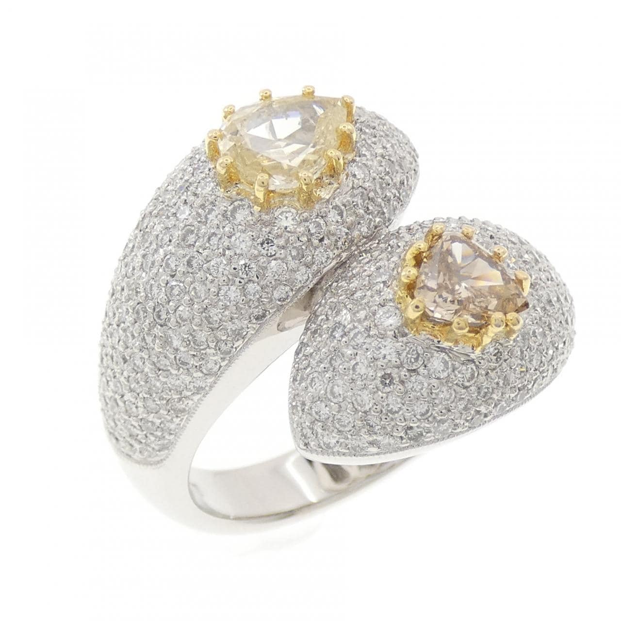 K18WG/K18YG ダイヤモンド リング 1.00CT