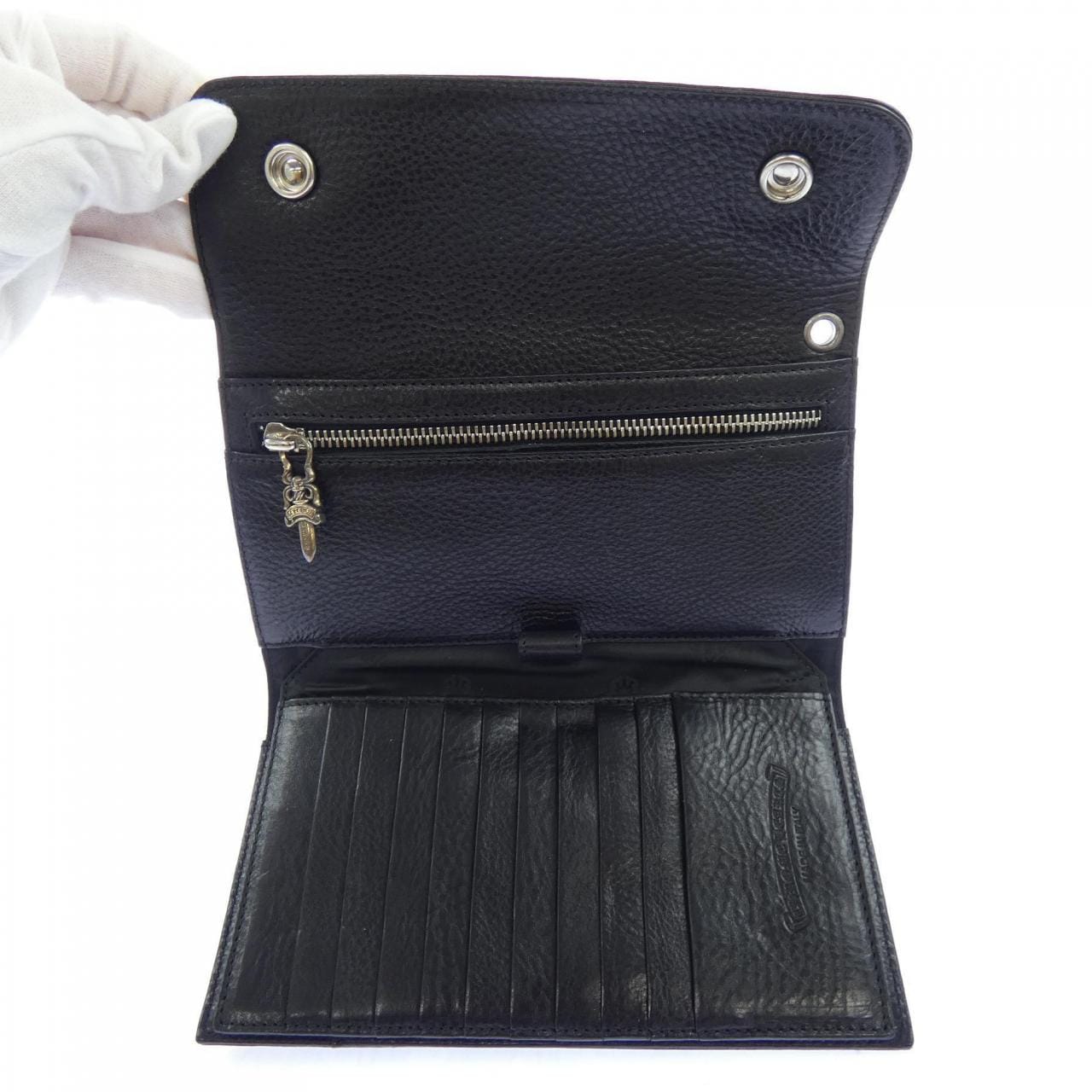 クロムハーツ CHROME HEARTS WAVE CROSS BTN　ウェーブ クロスボタン 2246 304 0501 0900 WALLET
