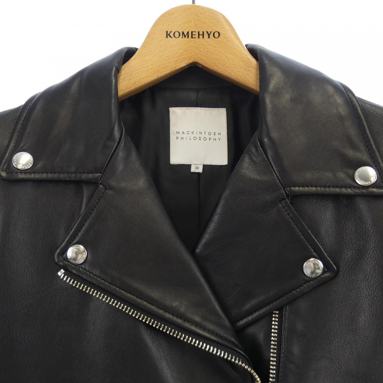 マッキントッシュフィロソフィー MACKINTOSH PHILOSOPH レザーライダースジャケット