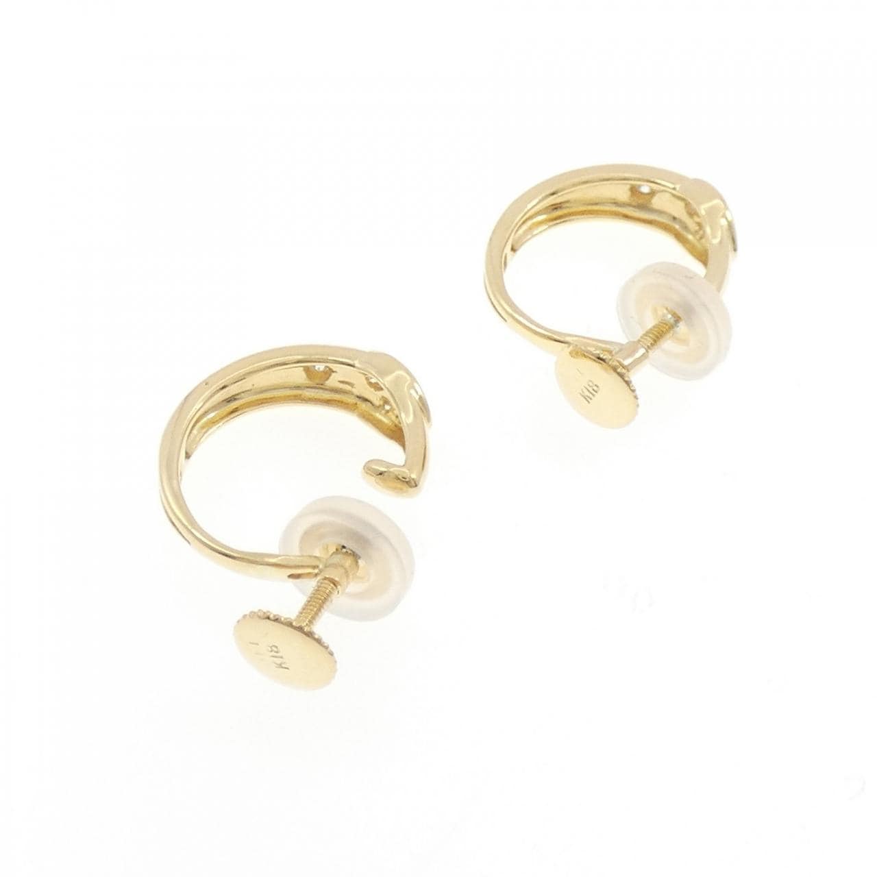 K18YG ダイヤモンド イヤリング 0.22CT