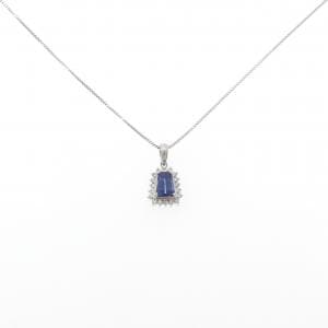PT900/PT850 サファイヤ ネックレス 1.28CT