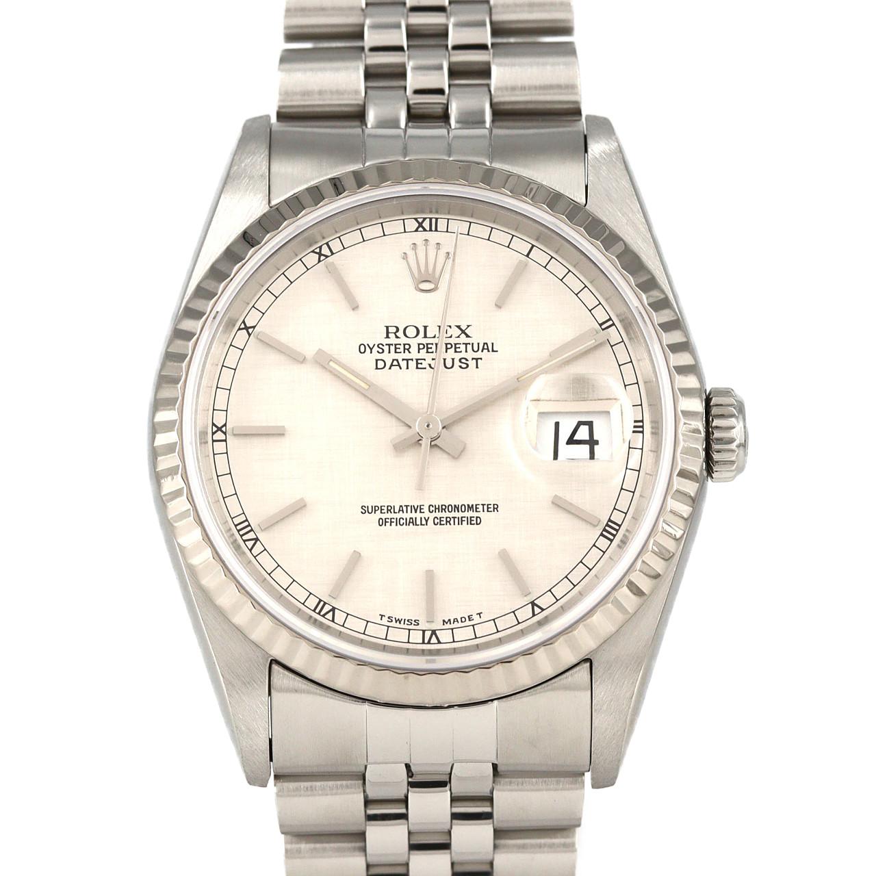 ロレックス デイトジャスト 16234 SSxWG 自動巻 X番