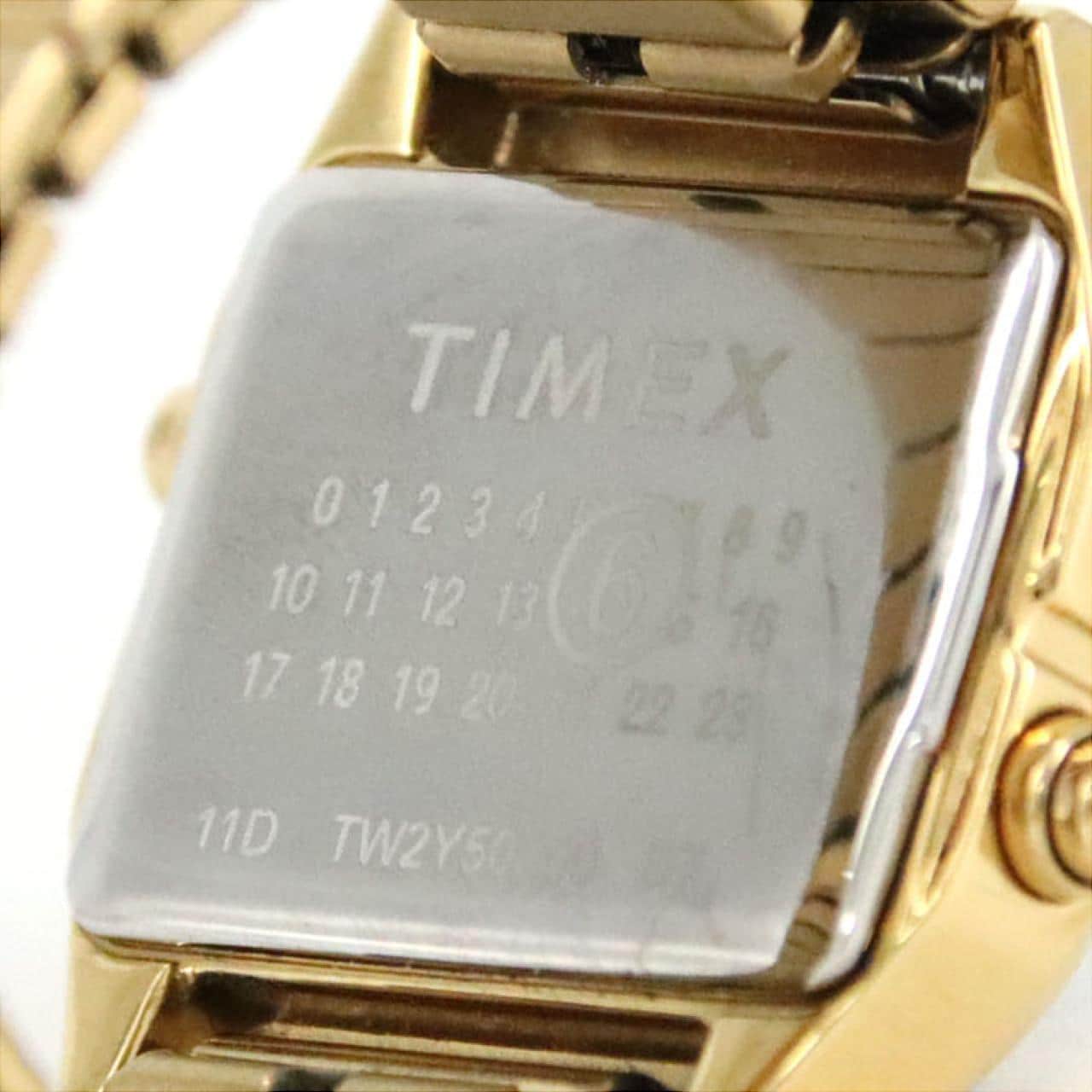 タイメックス TIMEXxMM6メゾンマルジェラ T80 リングウォッチ M/Lサイズ S33YW0004/M10064 GP クォーツ