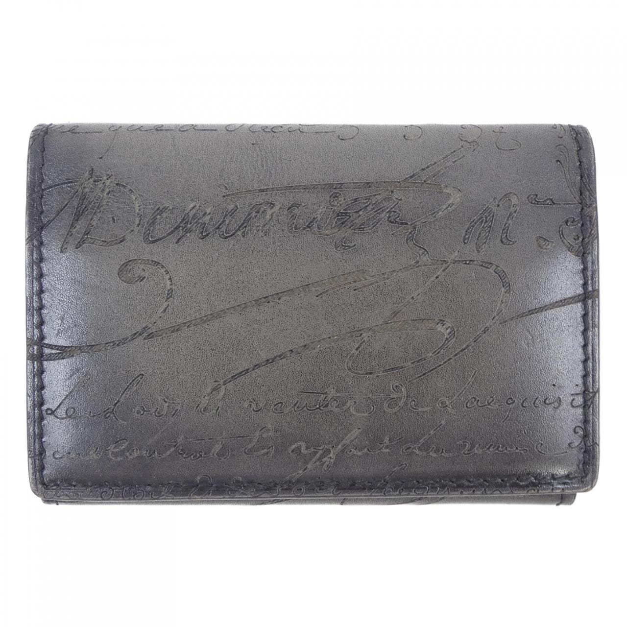 ベルルッティ Berluti インブイアスクリットレザーカードホルダー CARD CASE