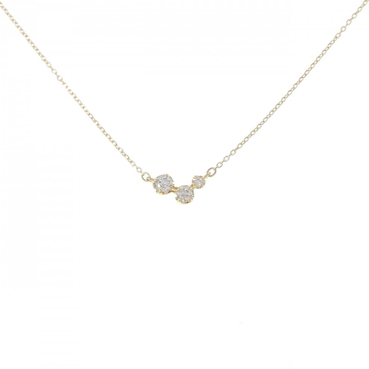 K18YG ダイヤモンド ネックレス