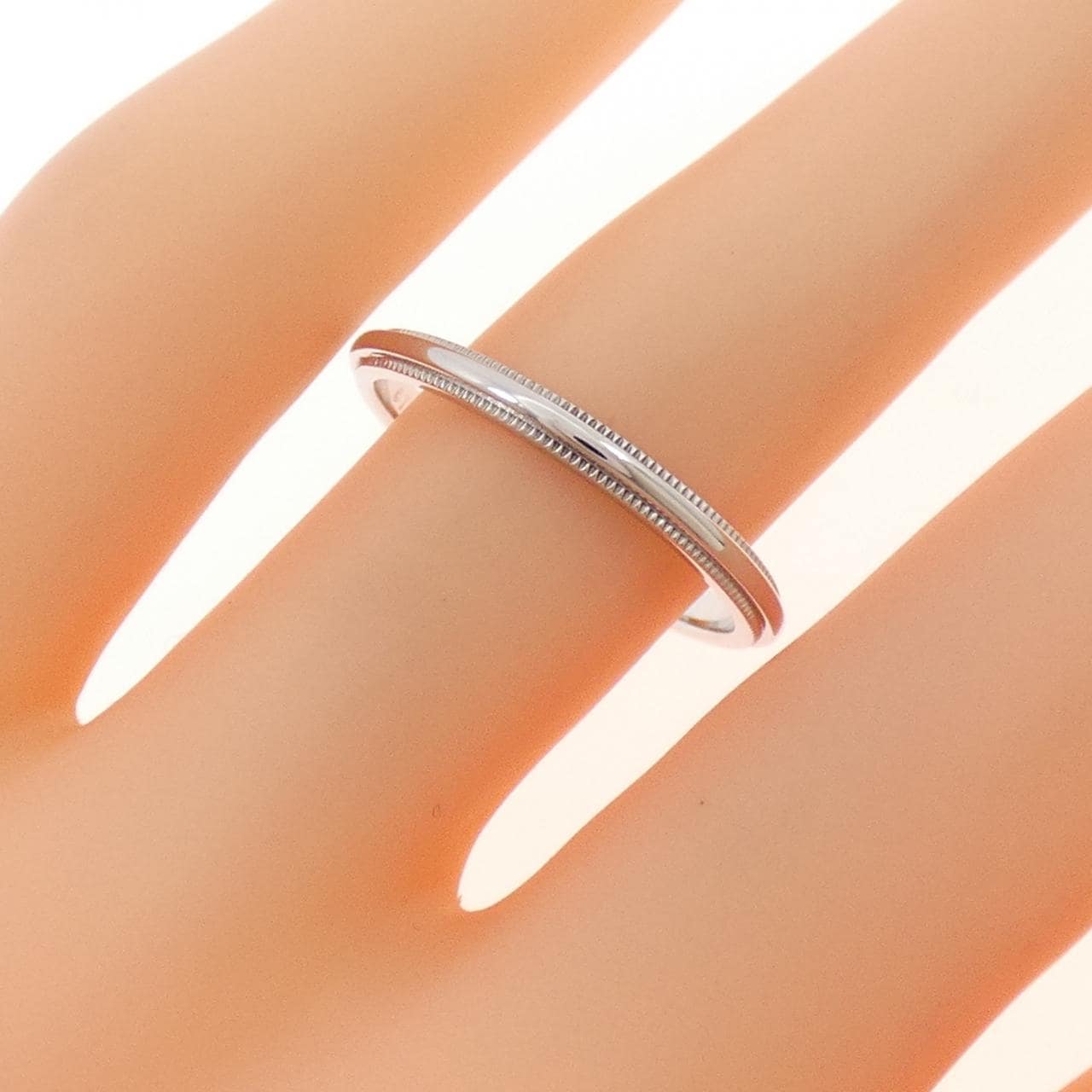 ティファニー ミルグレイン リング