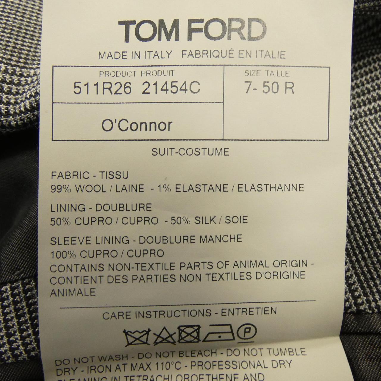 トムフォード TOM FORD 511R26 21454C ジャケット