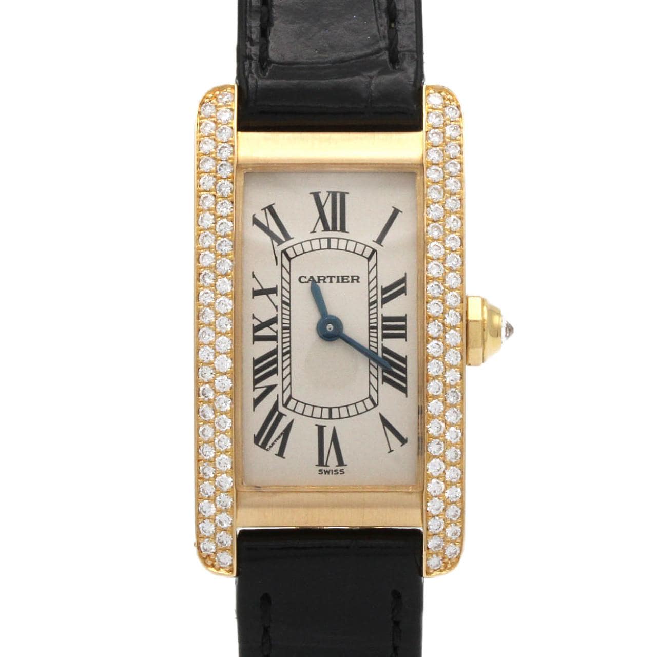 カルティエ タンクアメリカンSM YG/2D WB701251 YG クォーツ