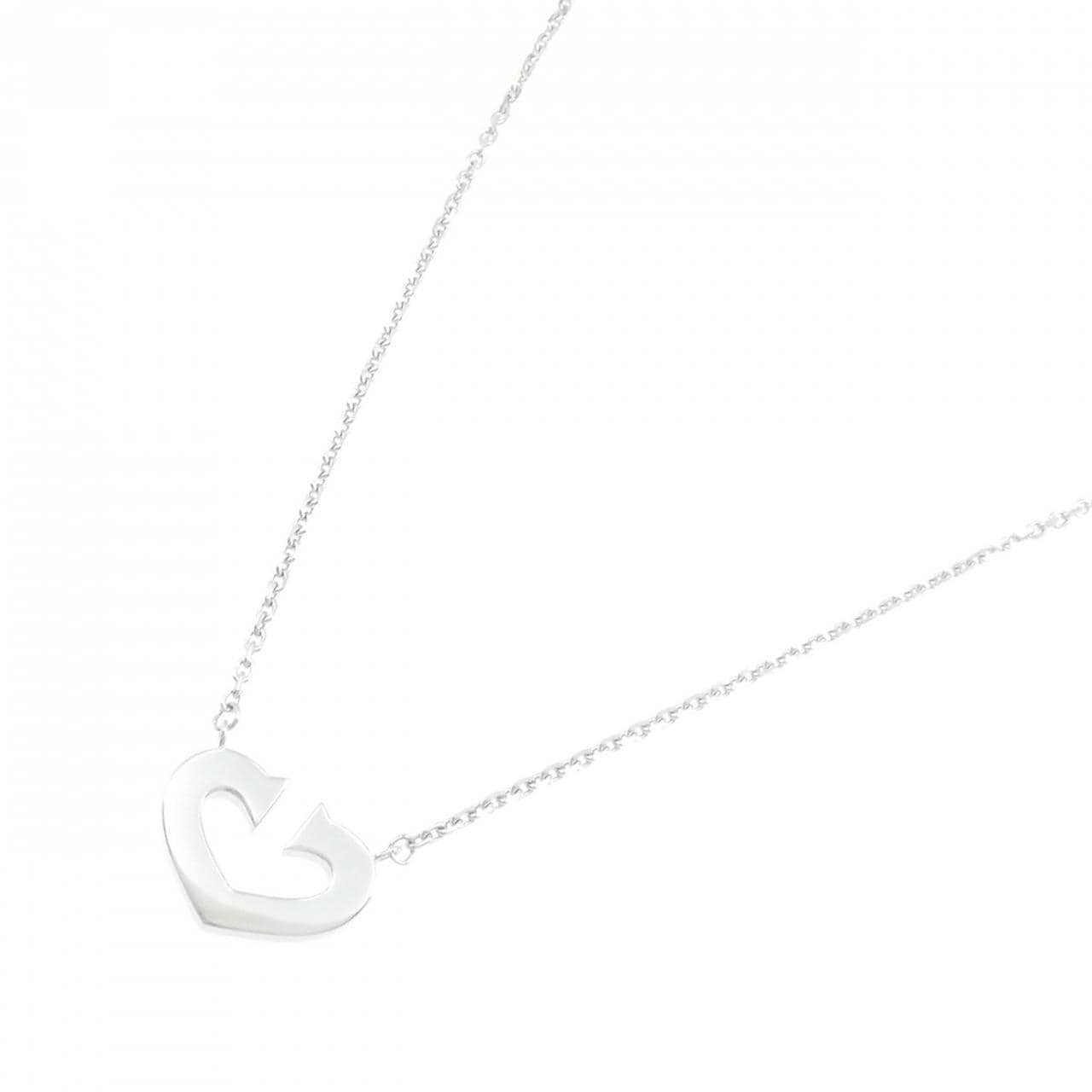 カルティエ Cハート ネックレス