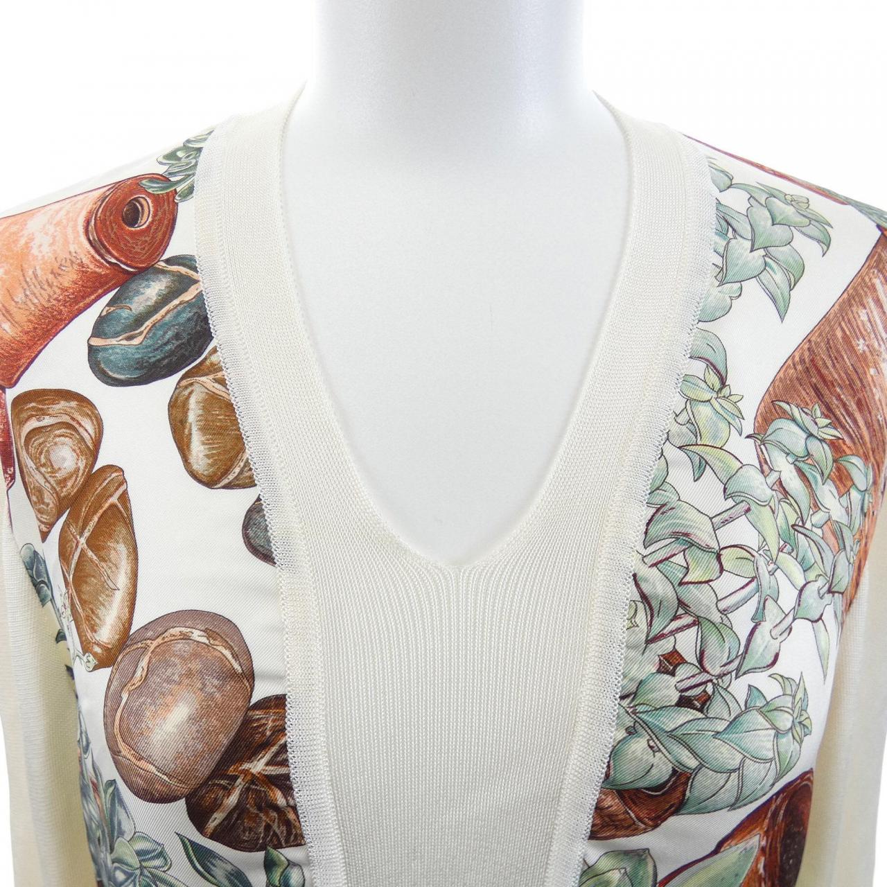 【ヴィンテージ】エルメス HERMES JARDIN SECRET ツイルレーヌ. ニット