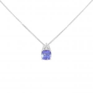 K18WG タンザナイト ネックレス 1.00CT