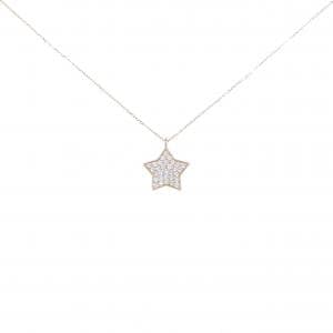 ポンテヴェキオ スター ダイヤモンド ネックレス 0.15CT
