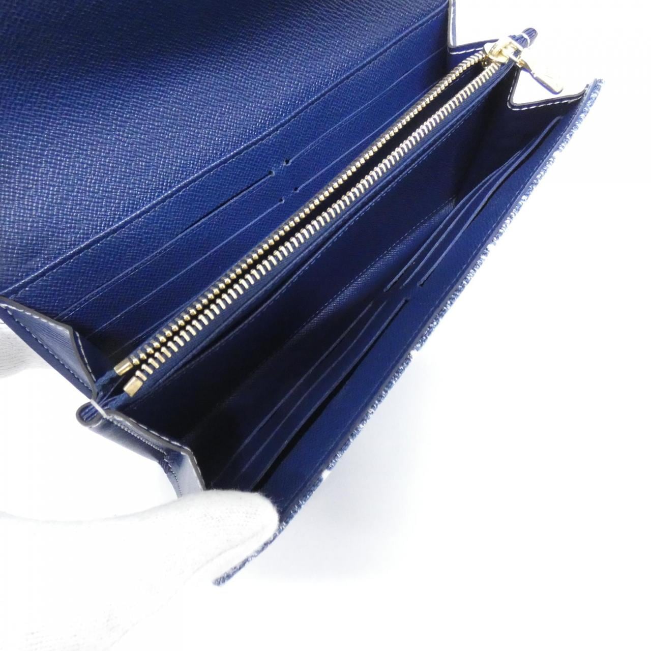 ルイヴィトン モノグラム ジャカード デニム ポルトフォイユ サラ M81183 財布