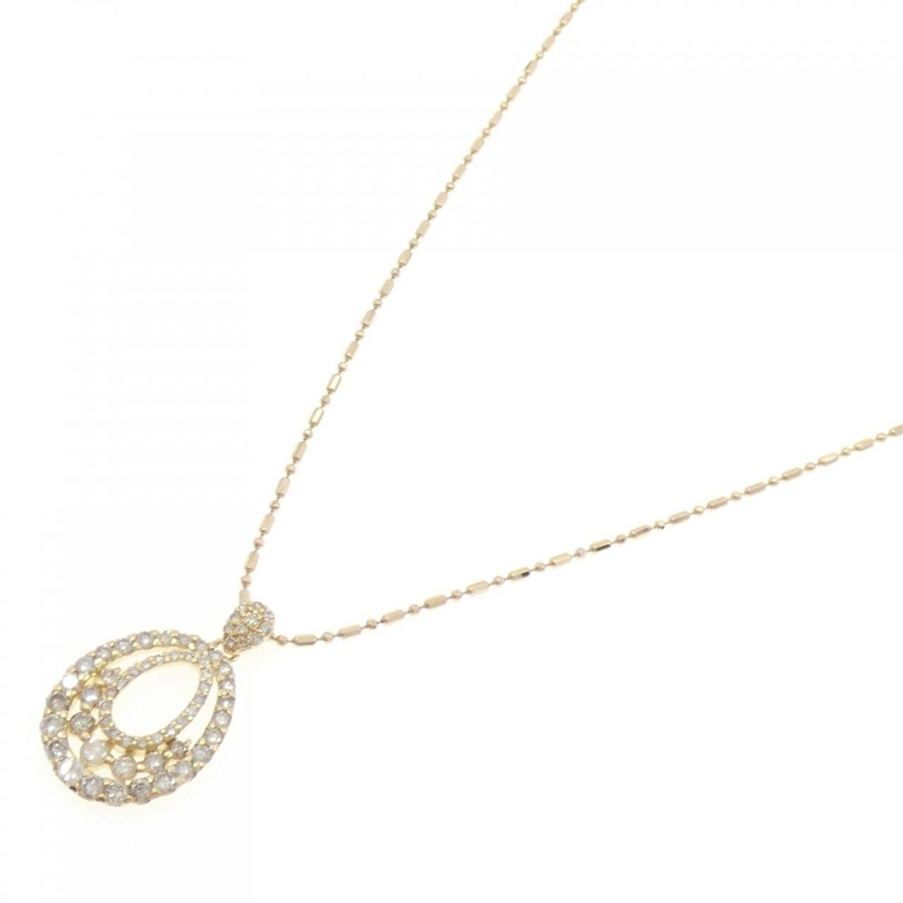 K18YG ダイヤモンド ネックレス 2.00CT