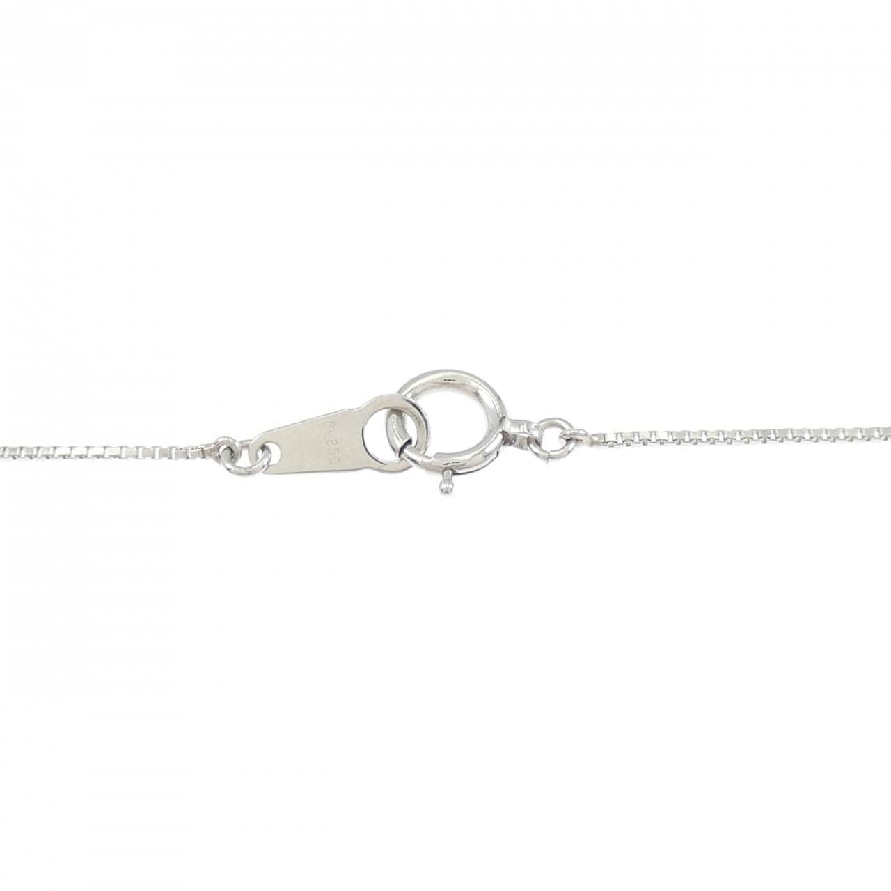 PT900/PT850 クロス ダイヤモンド ネックレス 0.13CT